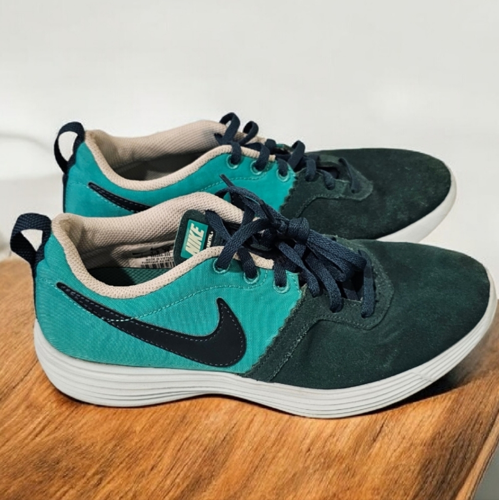 Nike Lunar MRTL Teal/Dark Green Women's Running Sneakers-- Size 7